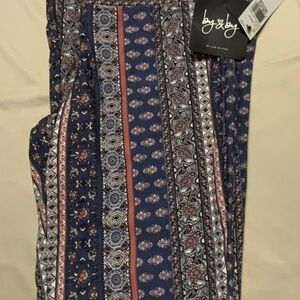 🌸🌸 by & by Blue and Pink Patterned Pants